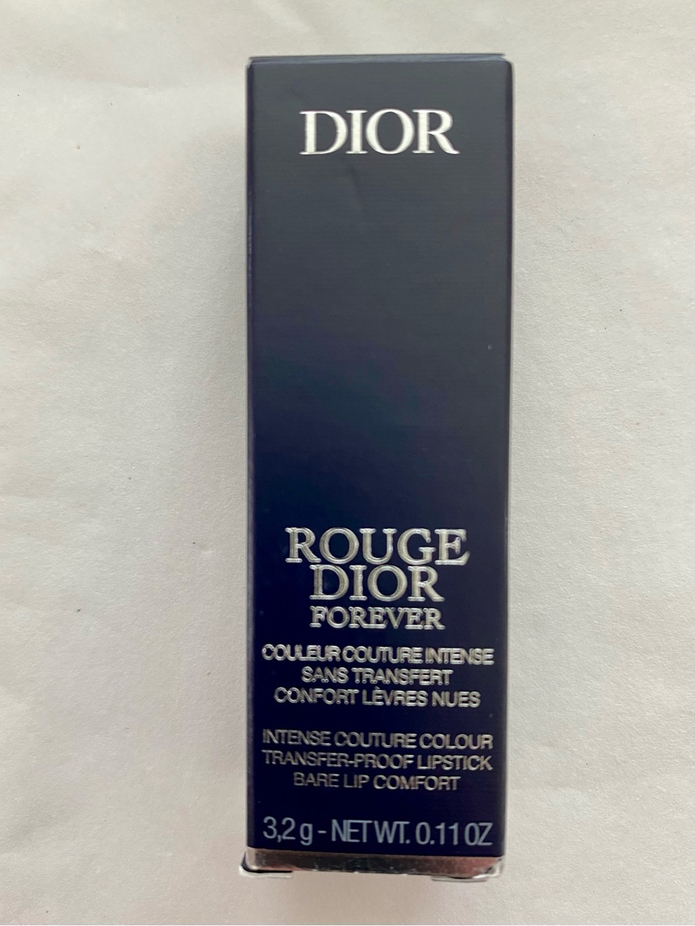 Dior Rouge Dior Forever Transfer-Proof Lipstick “Forever Nude Look” (& Extras) 🩷